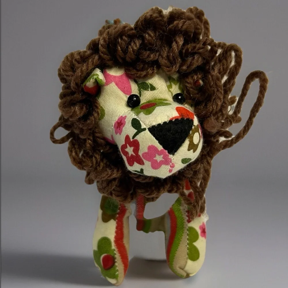 2013 Target Cloth Lion Christmas Ornament Plush 4 Inches - ADORABLE